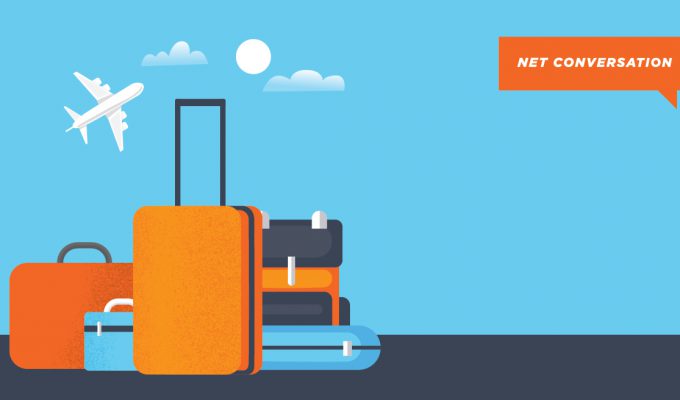 illustration of luggage