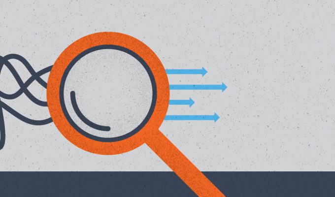 illustration of magnifying glass