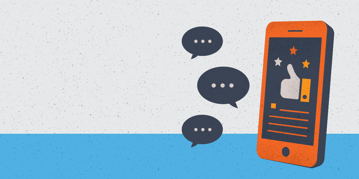 illustration of mobile phone