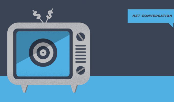 illustration of old tv set